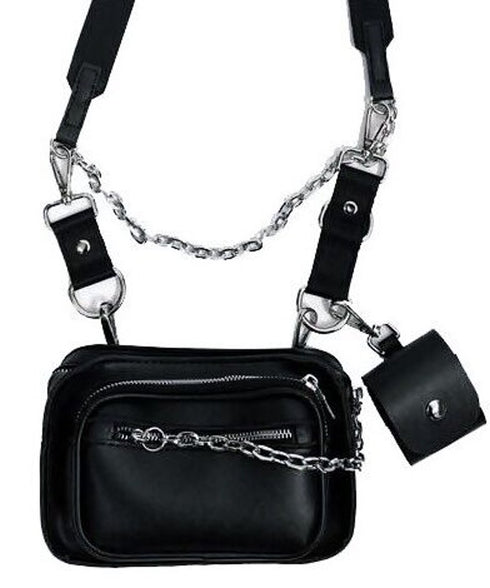 Chain Strap Multi Pocket Bag